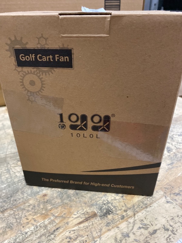 Photo 1 of 10L0L 2 Pack Magnetic Golf Cart Fans Rechargeable Big Battery Powered Portable Fan,3 Speeds/2 LED Light/56 Hrs Runtime/360°Rotatable with Magnetic Base,USB & Type C Ports,Summer Golf Cart Accessories