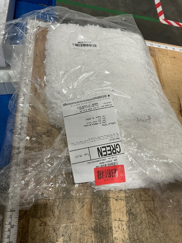 Photo 1 of **PICTURE FOR REFERENCE**Disolla Small Bathroom Rugs 17x24 Non Slip White Fluffy Bath Mat for Bathroom Floor Machine Washable Plush Luxury Bath Rug for Tub Soft Shaggy Absorbent Shower Mat