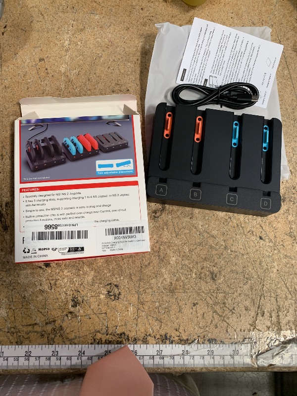 Photo 1 of [Switch 2/1 Both] Controller Charger Dock, FYOUNG Charging Dock for Nintendo Switch 2 2025, 8 in 1 Portable Dual-Direction Magnetic Fast Charger Staion for JoyCon 2 Accessories with USB Type-C Cord