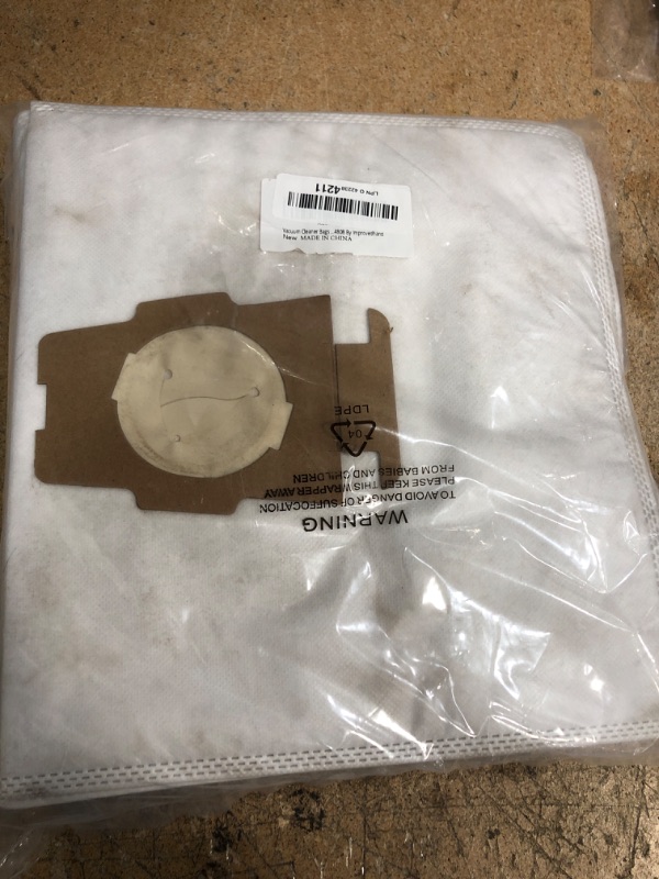 Photo 1 of 12 Pack Vacuum Bags [Model 204814] Compatible with Kirby Sentria/Avalir/Ultimate G Series | Replaces F-Style & Twist-Style 204811 205811 204808 | Replacement Parts by Improvedhand