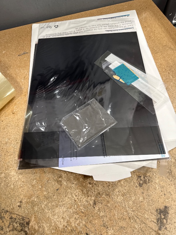 Photo 1 of [2-Pack] 19 Inch Privacy Screen for Computer Monitor 5:4 Aspect Ratio, Eye Protection Anti Blue Light Glare Shield, 19inch Removable Black Blackout Anti Spy Desktop Security Private Filter