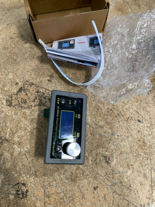 Photo 1 of ***UNTESTED/UNKNOWN DAMAGES*** Stepper Motor Driver Controller for Nema 17 23 34 Stepper Motor Forward/Reverse Pulse Speed Controller DC 10V-30V 6.6A 1/64 Micro-Step Resolutions for 42 57 86 Stepper Motor TTL Serial Communication