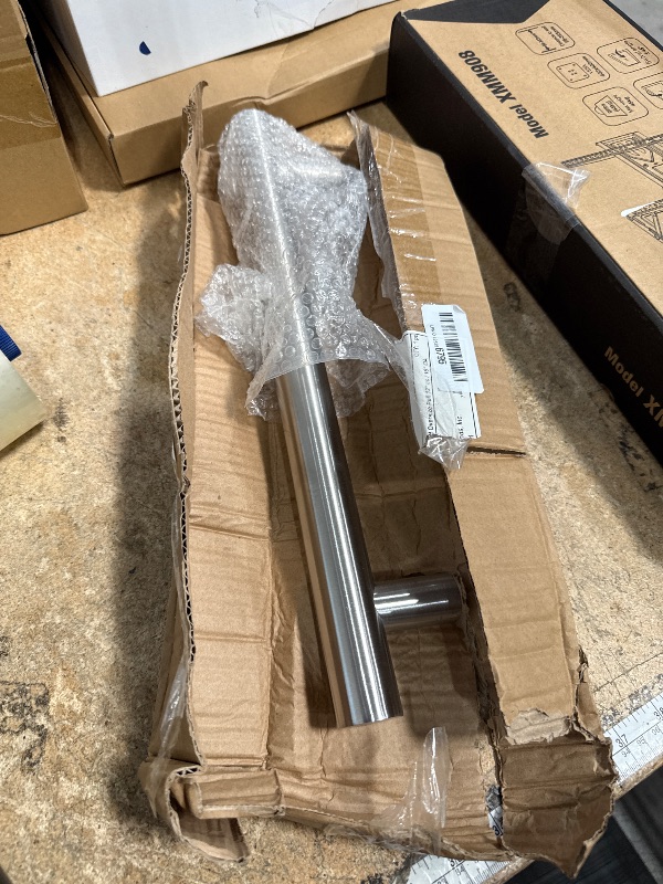 Photo 1 of *NO ASSEMBLY HARDWARE** Laurey 89992 - Melrose Stainless Steel Oversized Appliance Pull - 12 Inch Center to Center - 16 Inch Overall