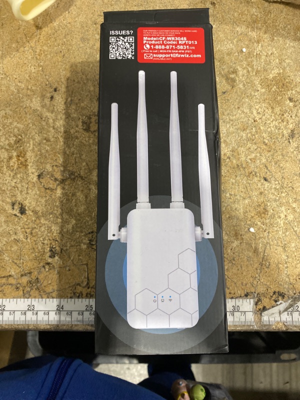 Photo 1 of 2025 WiFi Extender Internet Booster, 10000 Sq.ft Long Range Repeater Wireless Routers Amplifier, Mesh Wi-Fi 80% Faster | Broader Than Ever, Support More Network Devices at Home, 1-Tap Setup