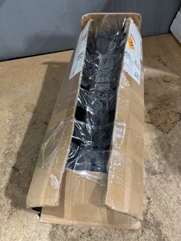 Photo 1 of ***POSSIBLY FOR PARTS/HAS DAMAGED PIECES*** SPACEKEEPER Slim Rolling Storage Cart 4 Tier Bathroom Organizer Cart Mobile Shelving Unit Slide Out Utility Cart for Kitchen, Bthroom, Makeup, Craft, Laundry Narrow Places, BlackLPNO409630841