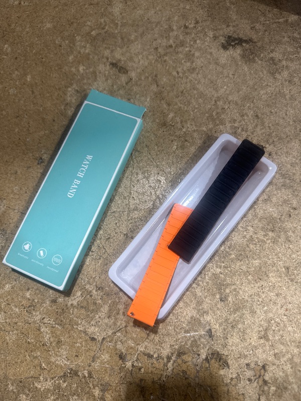 Photo 1 of 20mm silicone watch strap S5G/S44