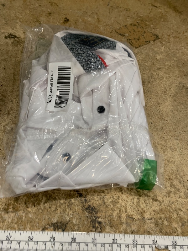 Photo 1 of ***(HEAVILY USED/ MINOR DAMAGE)***J.VER Mens Dress Shirts Stretch Wrinkle Free Button Down Shirt Casual Long Sleeve Office Tops for Business Formal White Black Large