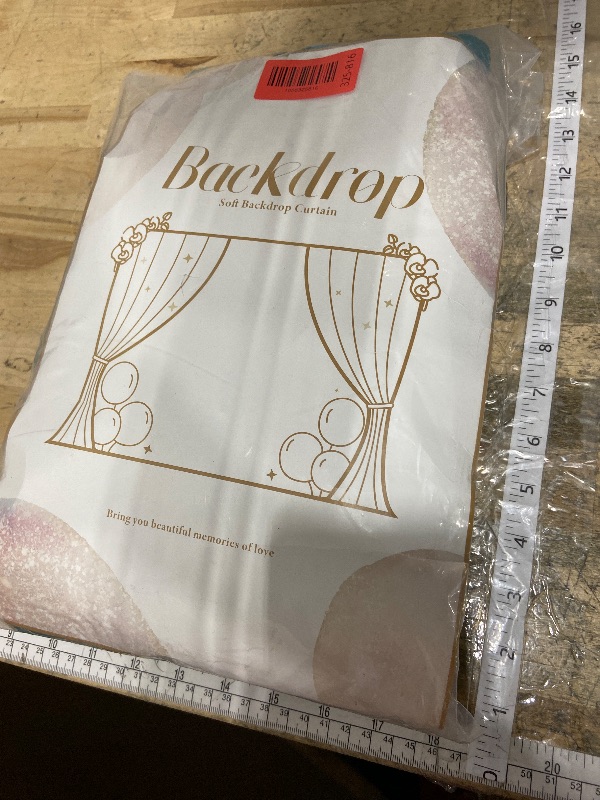 Photo 1 of 10 ft x 30 ft Wrinkle Free Turquoise Backdrop Curtain for Parties, Thick Polyester Teal Photo Backdrop Drapes,6 Panels 5ft x 10ft for Baby Shower Wedding Engagement Birthday Mermaid Party