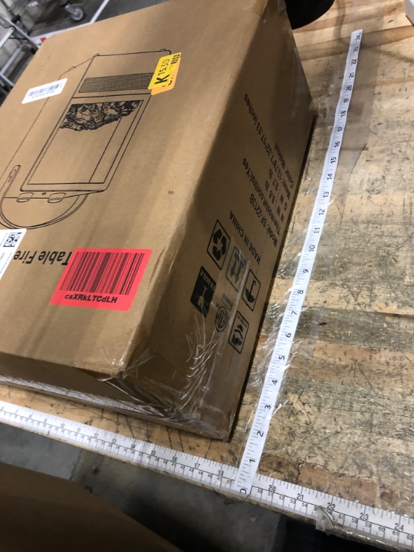 Photo 1 of **FACTORY SEALED** Electric Fireplace Heater for Indoor Use, 1500W/750W Space Heater Fireplace with 3D LED Flame, Double Safety Protection, Portable Fireplace Heater for Home Office Christmas Decoration