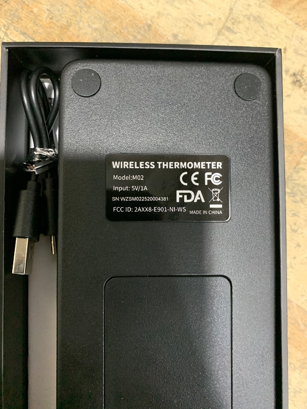 Photo 1 of ***UNTESTED POSSIBLY FOR PARTS*** Smart Wireless Meat Thermometer with Dual Probes - Advanced Bluetooth Cooking Thermometer for Perfect Grilling, Smoking, Oven Roasting & Air Frying, Long Range Monitoring & Smart Alerts