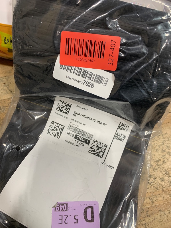 Photo 1 of 100 Pcs Resealable Mylar Bags with Frosted Clear Window Bags Packaging Bag Foil Pouch Zipper Bag for Food Self Sealing Storage Supplies (Black, 7.08x10.24 inches)