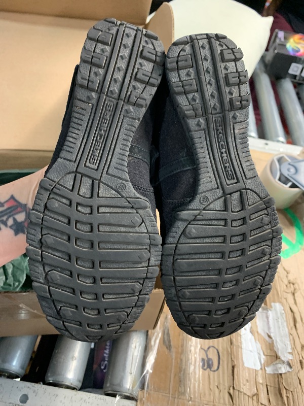 Photo 1 of ***(heavily used/ minor damage)***Skechers Women's Bikers MC - Get Up Mary Jane Flat, Black, 7 M US