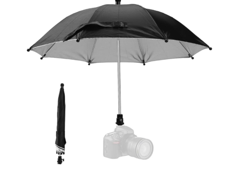 Photo 1 of *PHOTO FOR REFERENCE**Camera Hot Shoe Umbrella, Waterproof Camera Umbrella