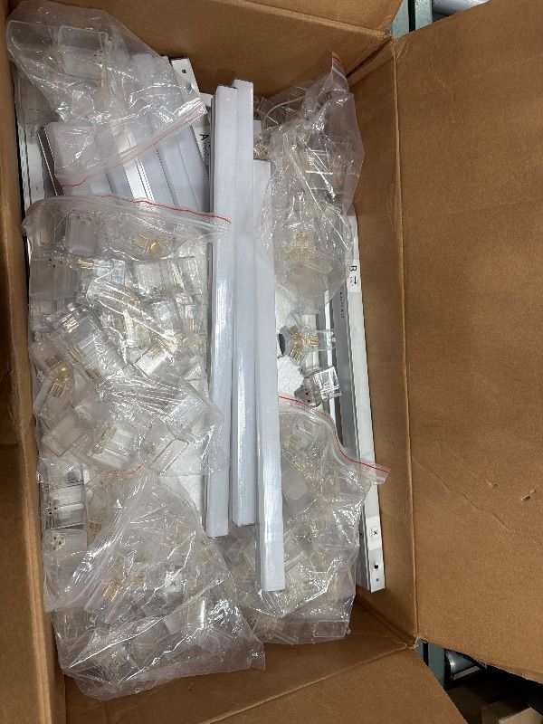 Photo 1 of ***********FOR PARTS ONLY- no wiring or plug***************
Hexagon Garage Lights 3 Level Dimmable with Rectangle Frame, High Brightness 672W 26000 to 86400LM 6500K, 14 Hex Grid for Garage, Shop, Basement, Car Detailing Shop etc. with Mounting Clip