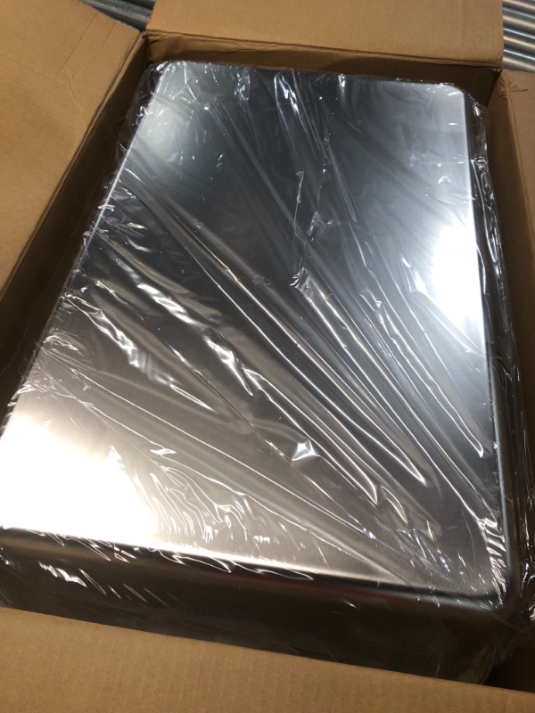 Photo 1 of (please see all images) RIZZARI Stainless Steel Cat Litter Box: Large 23.8" L x 15.9" W x 16.1" H Covered High-Sided Litter Pan