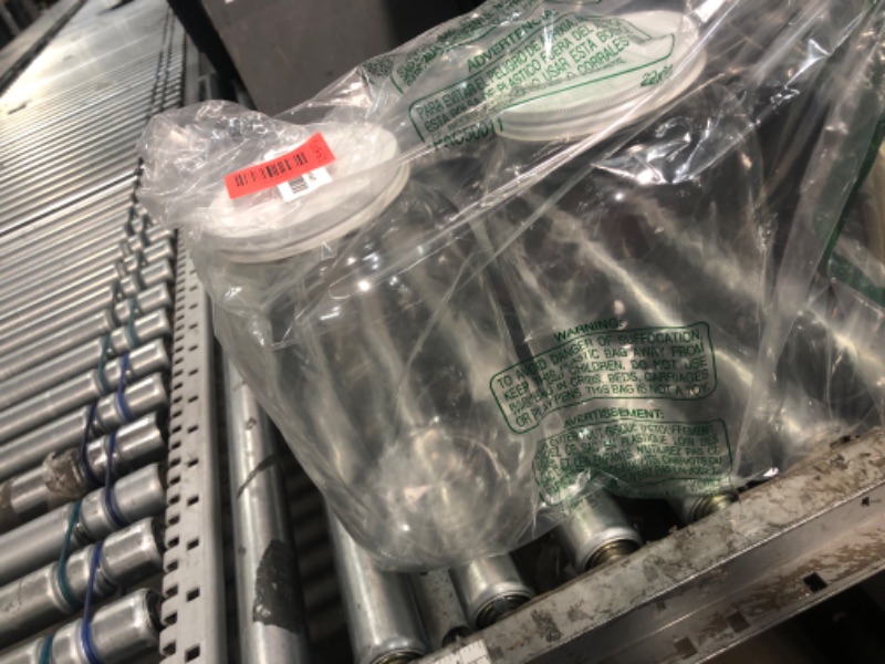 Photo 1 of 1 Gallon Glass Jar With Lid – 2 Pack Large Glass Jar With Airtight Metal Lids - USDA Approved BPA-Free Dishwasher Safe, Wide Mouth Sun Tea Jar, Gallon Mason Jar for Storage, Fermenting, And Brewing