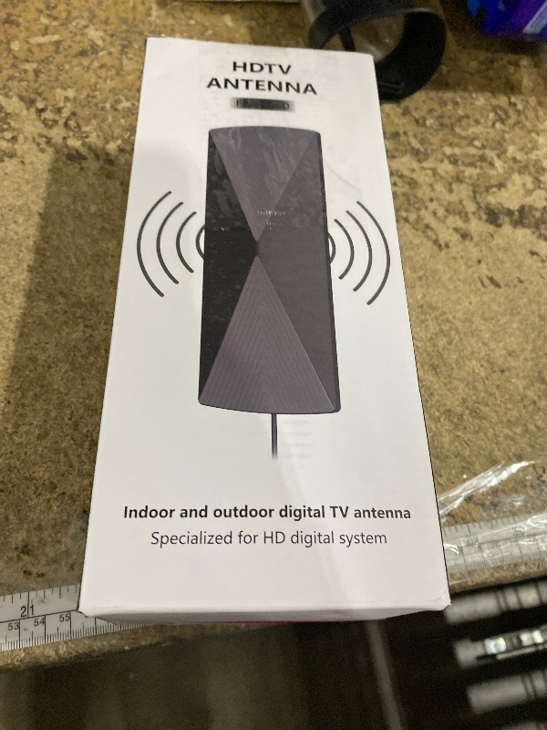 Photo 1 of 2025 TV Antenna,1200+ Miles Long Range TV Antenna, HD Digital TV Antenna Indoor with Signal Booster, Antenna for Smart TV and All Older TV's-Supports 4K 1080p -33ft Long Cables