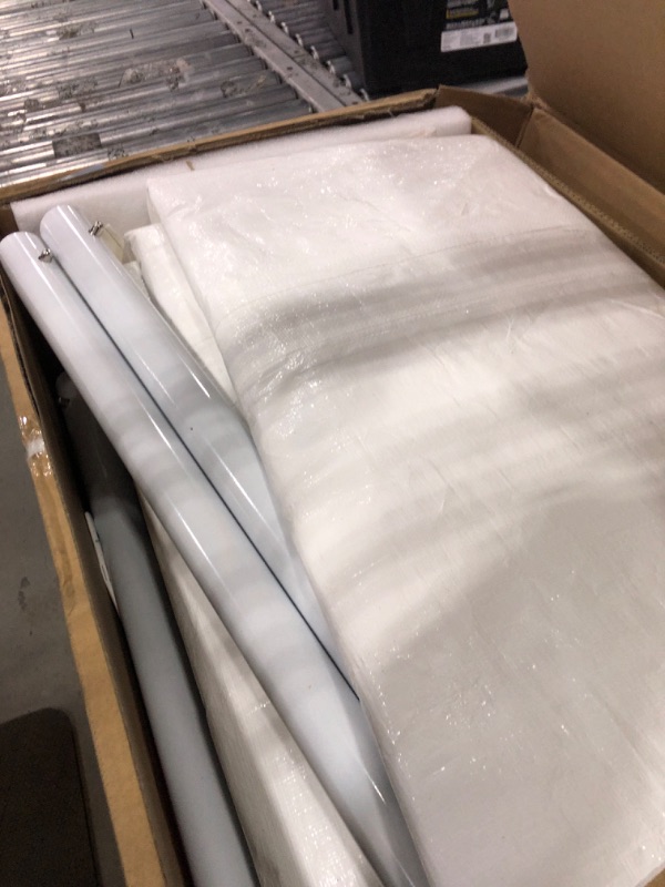 Photo 1 of ************INCOMPLETE ITEM, THIS IS ONLY 1 BOX IN A MULTI BOX SET*************
COBIZI 10 x 30 Party Tent Heavy Duty, Tents for Parties with Removable Sidewalls & 4 Built-in Sandbags, Wedding Tent UV 50+, Waterproof, White