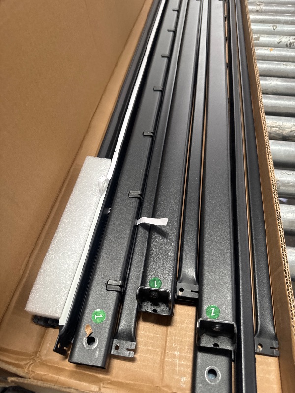 Photo 1 of ***PARTS ONLY***ZINUS King Quick Lock Bunkie Board, Box Spring & Bed Slat Replacement, Metal Frame with Steel Slats, Easy Assembly