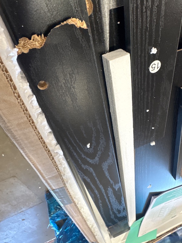 Photo 1 of *BROKEN PIECE/SEE PHOTOS* LINSY HOME 8 Drawer Dresser for Bedroom, 54" Wide Chest of Drawers, Modern TV Stand Dressers with Wood Frame and Metal Handles, Large Drawer Organizer for Bedroom, Living Room, Black