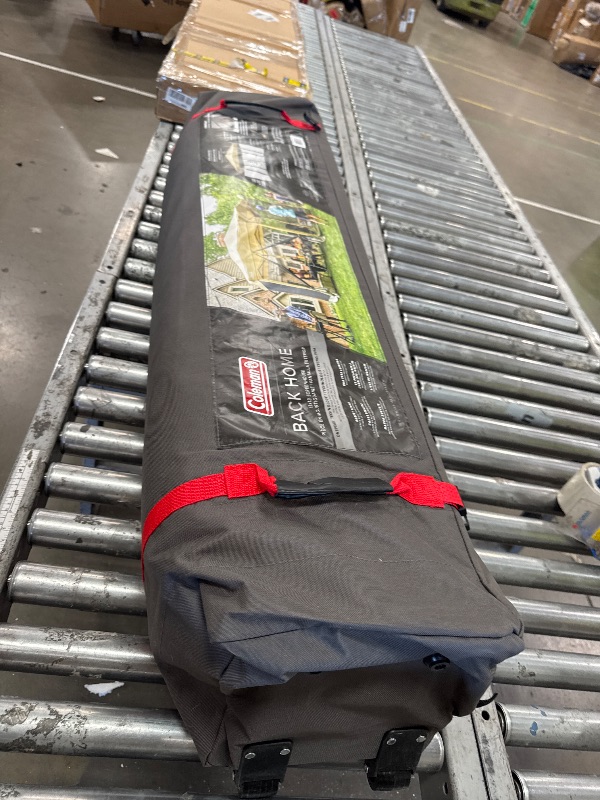 Photo 1 of *UNKNOWN IF MISSING HOOKS* Coleman Back Home Screened Canopy Tent with Instant Setup, Outdoor Gazebo for Bug-Free Lounging, Fits Over Picnic Tables, Ideal for Parties, Events, Tailgates, Dining, & More