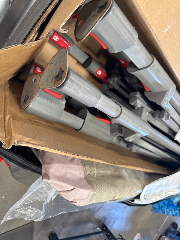 Photo 1 of *UNKNOWN IF MISSING HOOKS* Coleman Back Home Screened Canopy Tent with Instant Setup, Outdoor Gazebo for Bug-Free Lounging, Fits Over Picnic Tables, Ideal for Parties, Events, Tailgates, Dining, & More