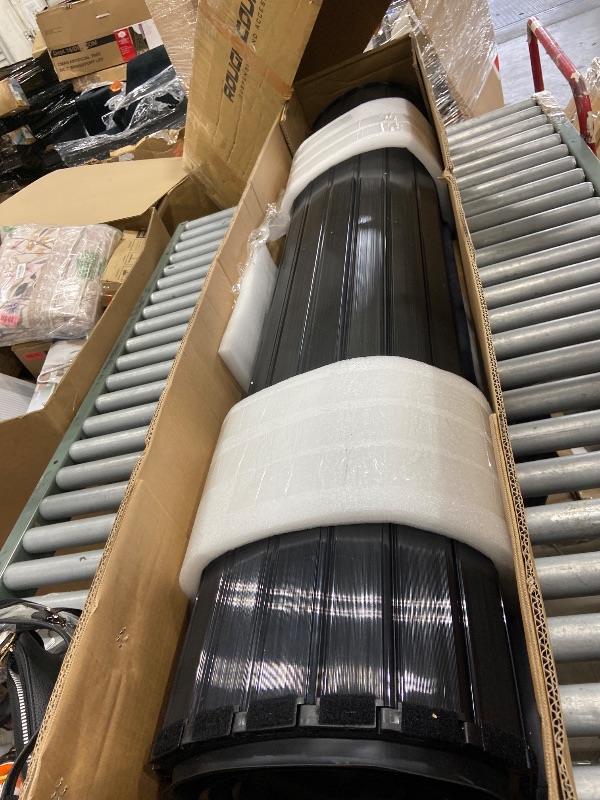 Photo 1 of ***Missing Hardware*** Rough Country Hard Roll-Up Tonneau Cover for Chevy Silverado & GMC Sierra 2500HD/3500HD (2020-2025) - Aluminum Truck Bed Cover, Fits 6'9" Bed w/Rail Caps