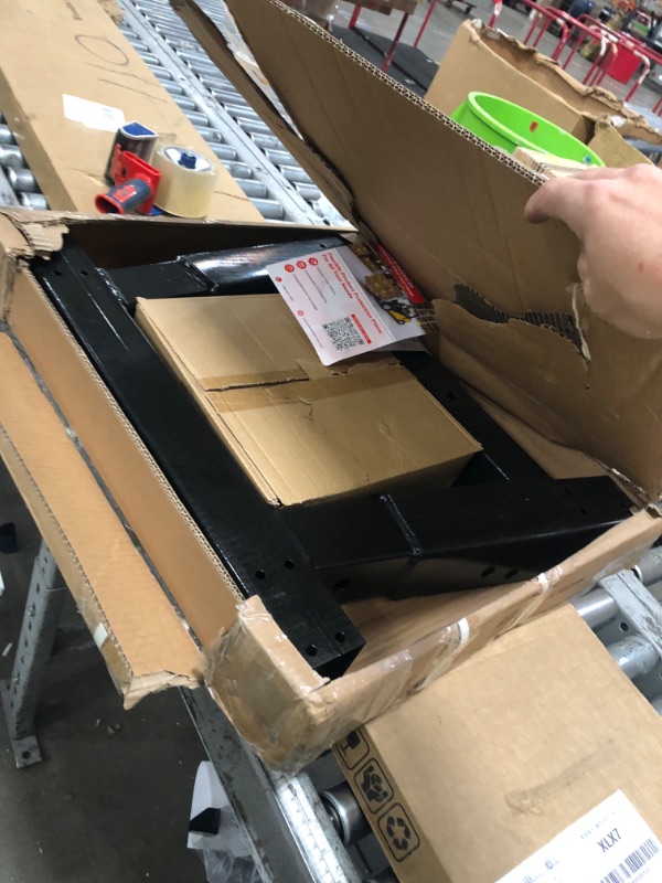 Photo 1 of (incomplete)(base only)(please see all images) Ton Hydraulic Engine Hoist Crane, Folding Heavy-Duty Cherry Picker with 6 Locking Wheels