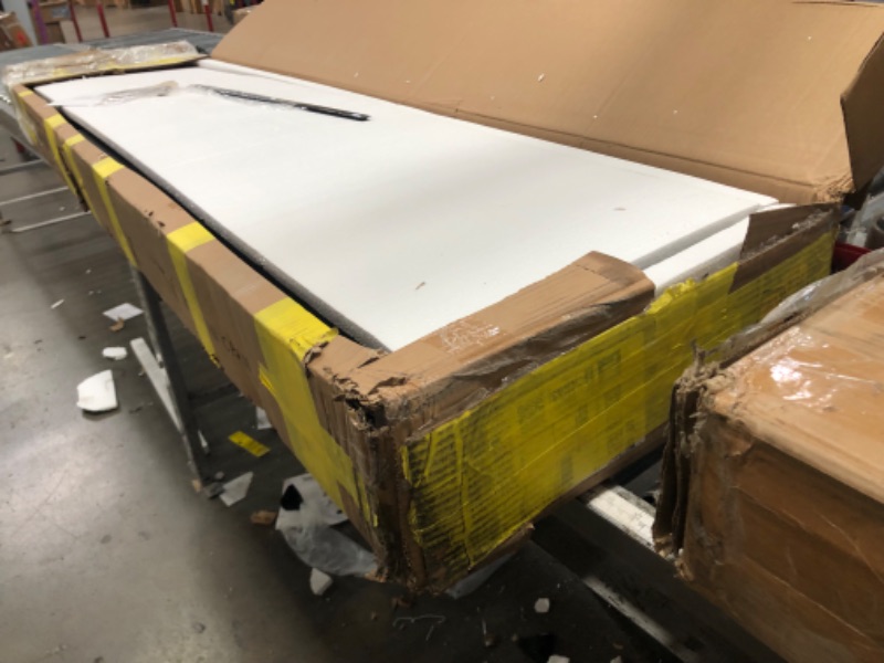 Photo 1 of (sold for parts, missing unknown) YITAHOME 70 Inch Farmhouse TV Stand with LED Lighting, Fits TVs up to 80 Inches, Media Console with Storage and Customizable Divider, Entertainment Center for Living Room (Black)