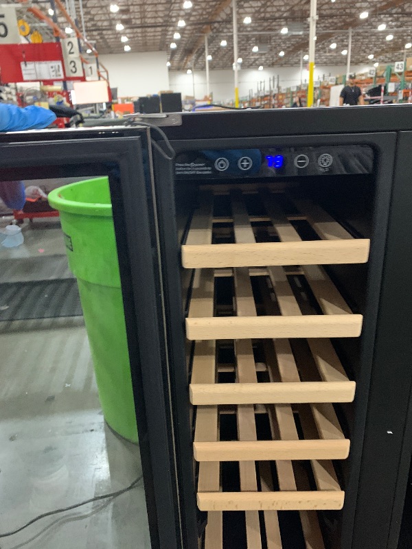 Photo 1 of ***SEE NOTES***
BODEGA 24 Inch Wine and Beverage Refrigerator, Dual Zone Wine and Bar Beverage Cooler, Commercial Black Bar Cooler With 2 Glass Doors, Bar Fridge Hold 19 Bottles and 57 Cans,Built-In or Freestanding.