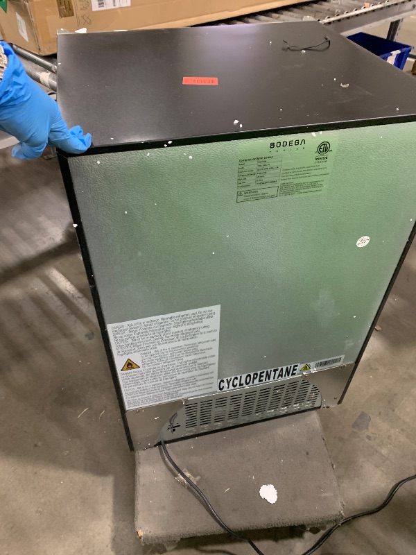 Photo 1 of ***SEE NOTES***
BODEGA 24 Inch Wine and Beverage Refrigerator, Dual Zone Wine and Bar Beverage Cooler, Commercial Black Bar Cooler With 2 Glass Doors, Bar Fridge Hold 19 Bottles and 57 Cans,Built-In or Freestanding.