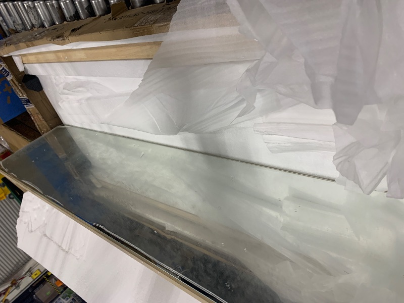 Photo 1 of ***************MISSING PARTS**************
KASLANDI Full Length Mirror,Full Body Mirror Solid Wood Floor Mirror with Coat Rack 66"x12" Full Length Mirror with Stand Long Mirrors for Bedroom,Living Room (Natural)