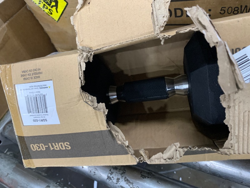 Photo 1 of *************THIS IS ONLY 1 DUMBBELL***************
CAP Barbell 30 LB Pair Coated Hex Dumbbell Weight