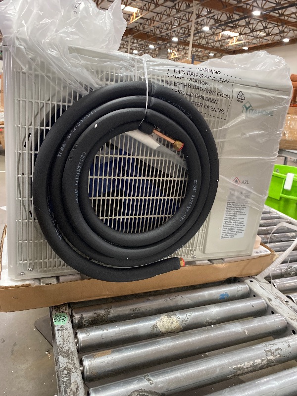 Photo 1 of ***PARTS ONLY***YITAHOME 12000 BTU Mini Split Air Conditioner Heat Pump System, Wifi Enabled 20 SEER2 115V Inverter Ductless AC Cool Up to 750 Sq. Ft, Compatible with Alexa, Complete Installation Kit, White