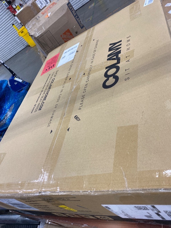 Photo 1 of *** PARTIAL SET *** COLAMY Wooden Dining Chairs Set of 6, Modern Upholstered Fabric Dining Room Chair, Farmhouse Kitchen Side Chairs with Foot Pegs, Beige