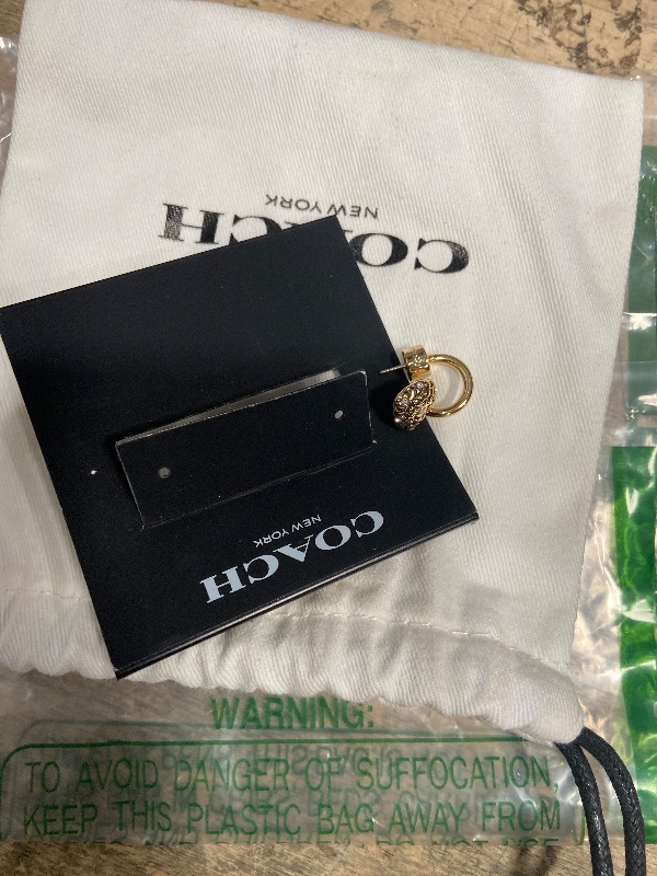 Photo 1 of (only one) (please see all images) COACH Womens Signature Quilted Heart Huggies **ONLY ONE