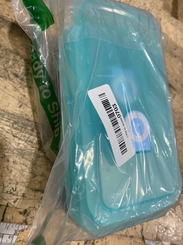 Photo 1 of 4 Pack Stainless Steel Snack Containers Reusable, Grab and Go 2 Compartment Food Storage Containers with Leakproof Lids for Travel and Outdoor Camping School Lunch Prep Dishwasher Safe 7.9" Size