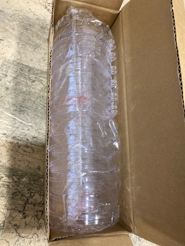 Photo 1 of 12Pack 80mm Clear Christmas Ball Ornaments, 3.14IN Fillable DIY Craft Plastic Balls Transparent Xmas Decor Balls - Fillable Bauble Ball Ornaments for Holiday Wedding Party Décor