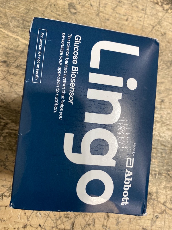 Photo 1 of **FOR PARTS ONLY/ NON-FUNCTIONAL** Lingo Continuous Glucose Monitor (CGM) & App. Made by Abbott. Know the impact of what you eat. 1 Lingo biosensor lasts up to 14 Days*. Designed for iPhone 11 device or Later. US Only.