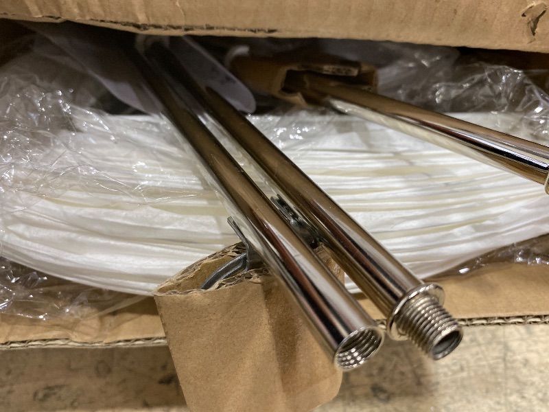 Photo 1 of **MISSING LAMP BASE** lianheng Paper Floor Lamp, Japanese Lamp with Rice Paper Lantern Shade, Minimalist Style Corner Floor Lamp for Bedroom, Office& Living Room (No Bulb)