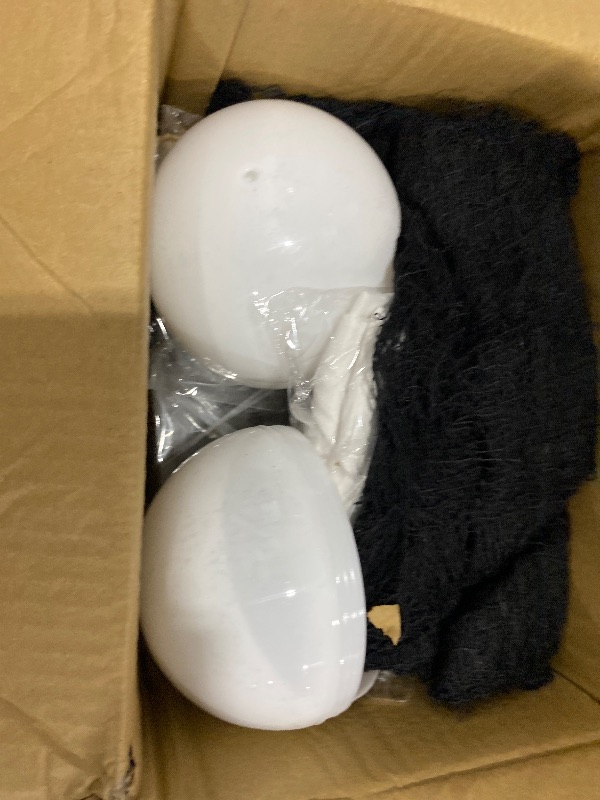 Photo 1 of [Timer] Light Up Halloween Ghost Decorations, Set of 2 DIY Spooky Ghosts Crafts, Scary Ghost for Halloween Decor Indoor Home Mantel Shelf & Tabletop Decor