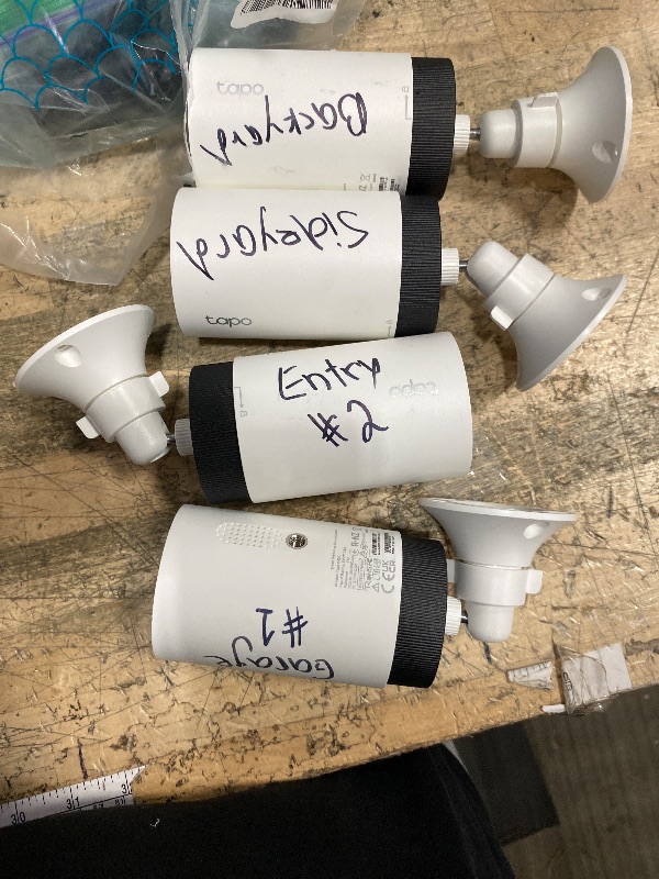 Photo 1 of [Wireless Pro, 100ft Range] Hiseeu Wireless Security Camera System, Expandable 16CH 4K NVR, 4Pcs 3MP **writing on camers