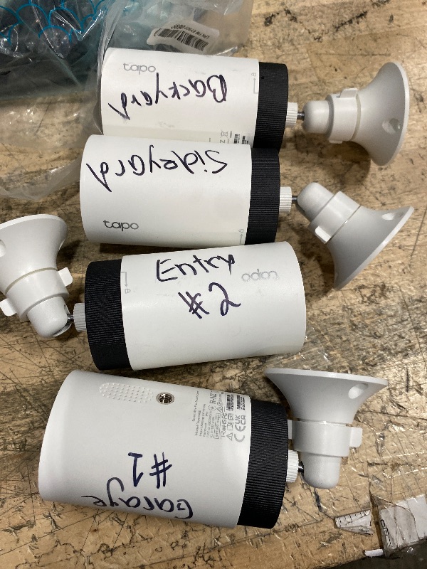 Photo 1 of [Wireless Pro, 100ft Range] Hiseeu Wireless Security Camera System, Expandable 16CH 4K NVR, 4Pcs 3MP **writing on camers