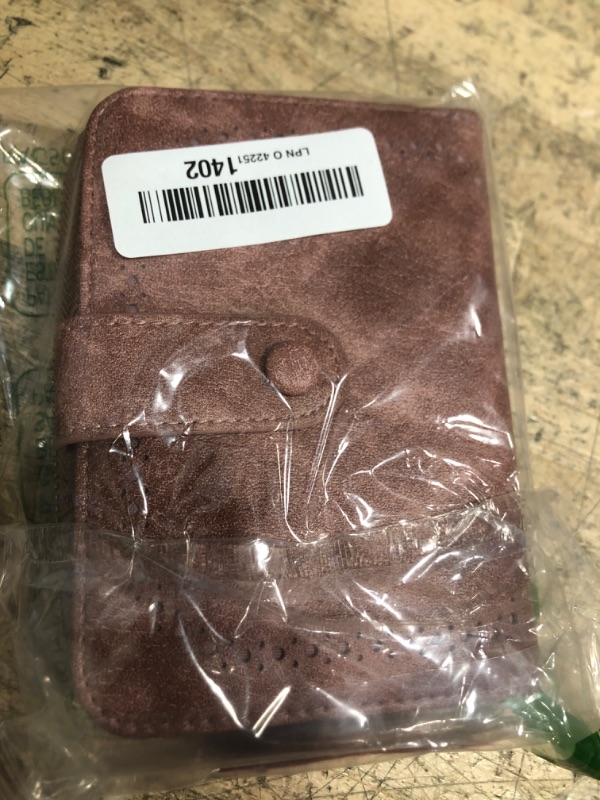 Photo 1 of ***(MISSING WRIST BAND)***GAEKEAO Leather Credit Card Holder Wallet for Women RFID Blocking Large Capacity Bifold Zipper Card Case Organizer with Wristlet 32 Slots