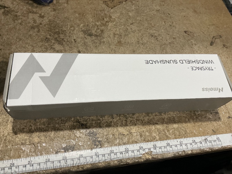 Photo 1 of [2025 Upgrade] Nmoiss Windshield Sun Shade Umbrella - [Vinyl Coating Heat Shield] Protect Car from Sun Rays & Heat Damage Keep Cool and Protect Interior, Spring Structure Edge Medium 56" L x 31" W