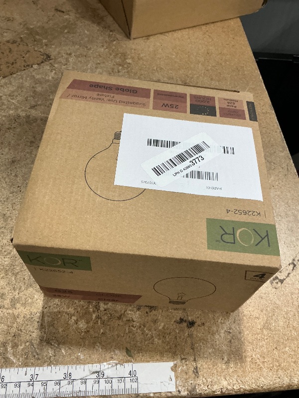 Photo 1 of (4 Pack) G25 Globe Light Bulbs – 25W Incandescent, 2700K Soft White, E26 Base, Dimmable – Crystal Clear Vanity Bulbs for Bathroom, Mirror, Pendant Fixtures