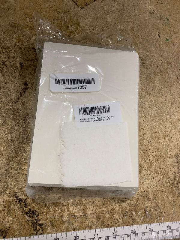 Photo 1 of 100PCS 5x7 Watercolor Paper Bulk, 140lb/300g Cold Press Thick Water Color Paper Pad for Kid Child Adult, White Art Paper for Drawing Painting Markers Gouache, Textured Cotton Paper Sheets