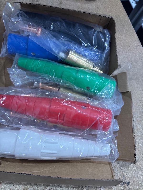 Photo 1 of (5PCS Male) CLS40 400A Cam Lock Power Connector, Camlock Wire Set with 5 Male for Power Distro Cord, 2/0-4/0 Cam-Lock Cable, 600V Camlocks Connectors for Stage Entertainment/Industrial, 5 Colors