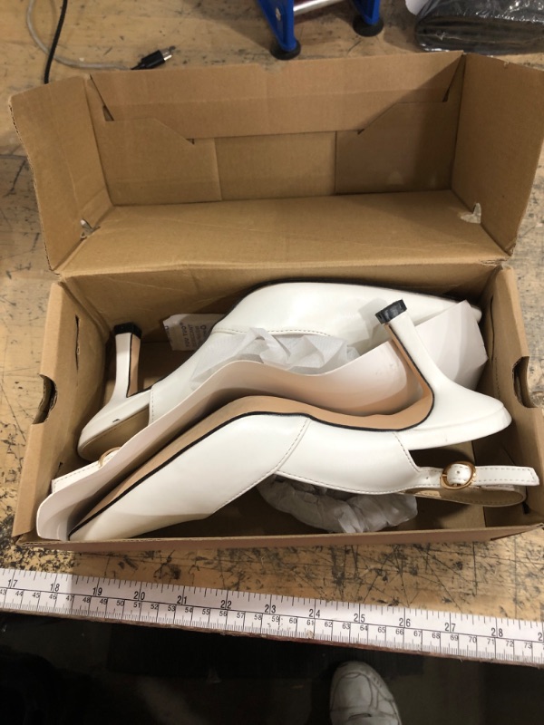 Photo 1 of ***USED|*** Rilista Women's Slingback Kitten Heels Closed Pointed Toe Backless Wedding Party Dress Pumps Shoes