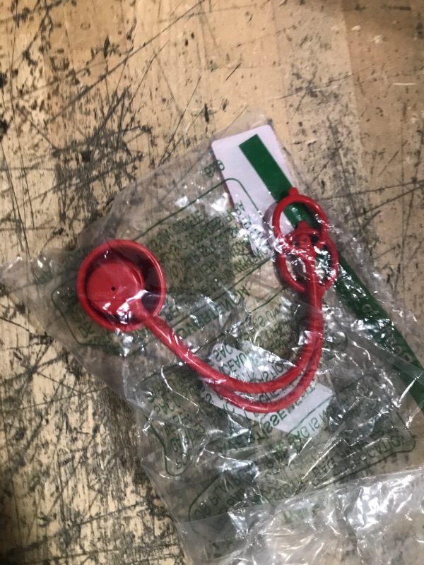 Photo 1 of ***ONLY DUST CAP***ISO16028 1/4'' Flat Face Hydraulic Quick Connect Coupling/Coupler Red Dust Cap 1/4'' NPT Thread
